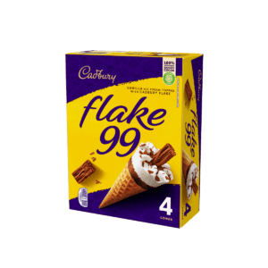 Consort Frozen Foods Ltd Cadburys Flake 99 Cone Multipack