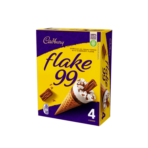 Consort Frozen Foods Ltd Cadbury Flake 99 Cone Multipack