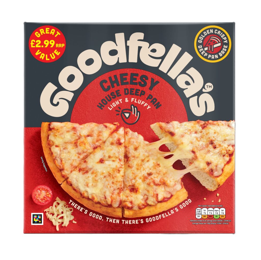 12033 PM £2.99 Goodfella's Deep Pan Cheese Pizza