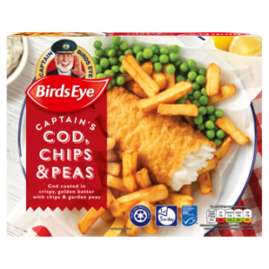 Consort Frozen Foods Ltd Birds Eye Cod & Chips Meal
