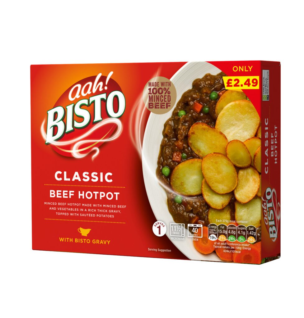 Consort Frozen Foods Ltd Bisto Beef Hotpot