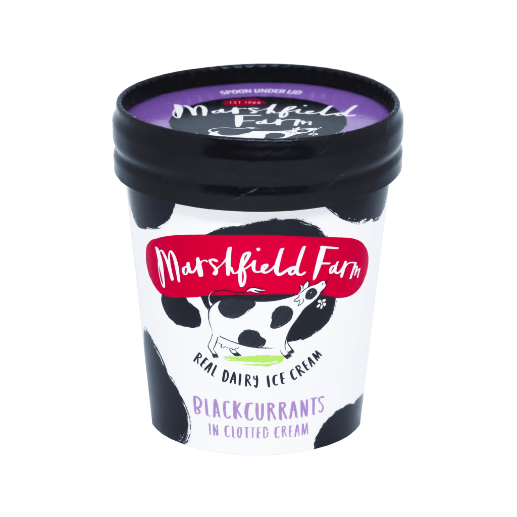 Consort Frozen Foods Ltd Marshfield Blackcurrant Clotted Cream Cups
