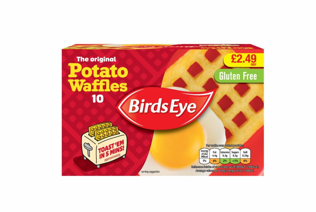 Consort Frozen Foods Ltd Birds Eye Potato Waffles PM £2.49