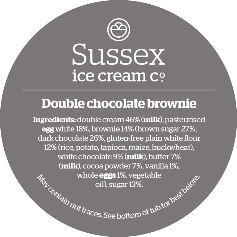 4.5ltr Sussex Double Chocolate Brownie