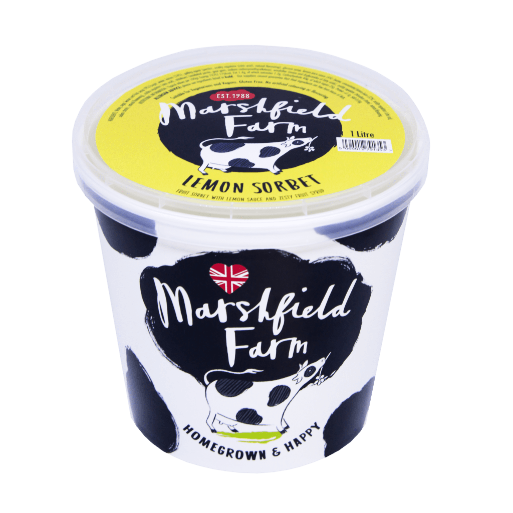 Consort Frozen Foods Ltd Marshfield Lemon Sorbet 1lt