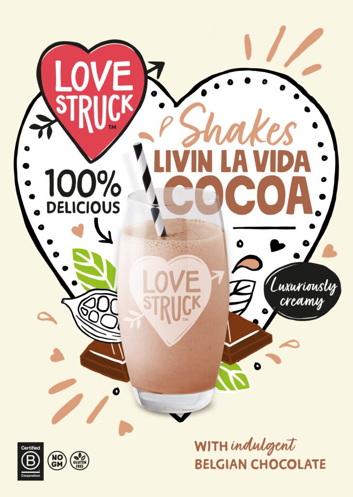 Consort Frozen Foods Ltd Love Struck Vida Cocoa Chocolate Milkshake