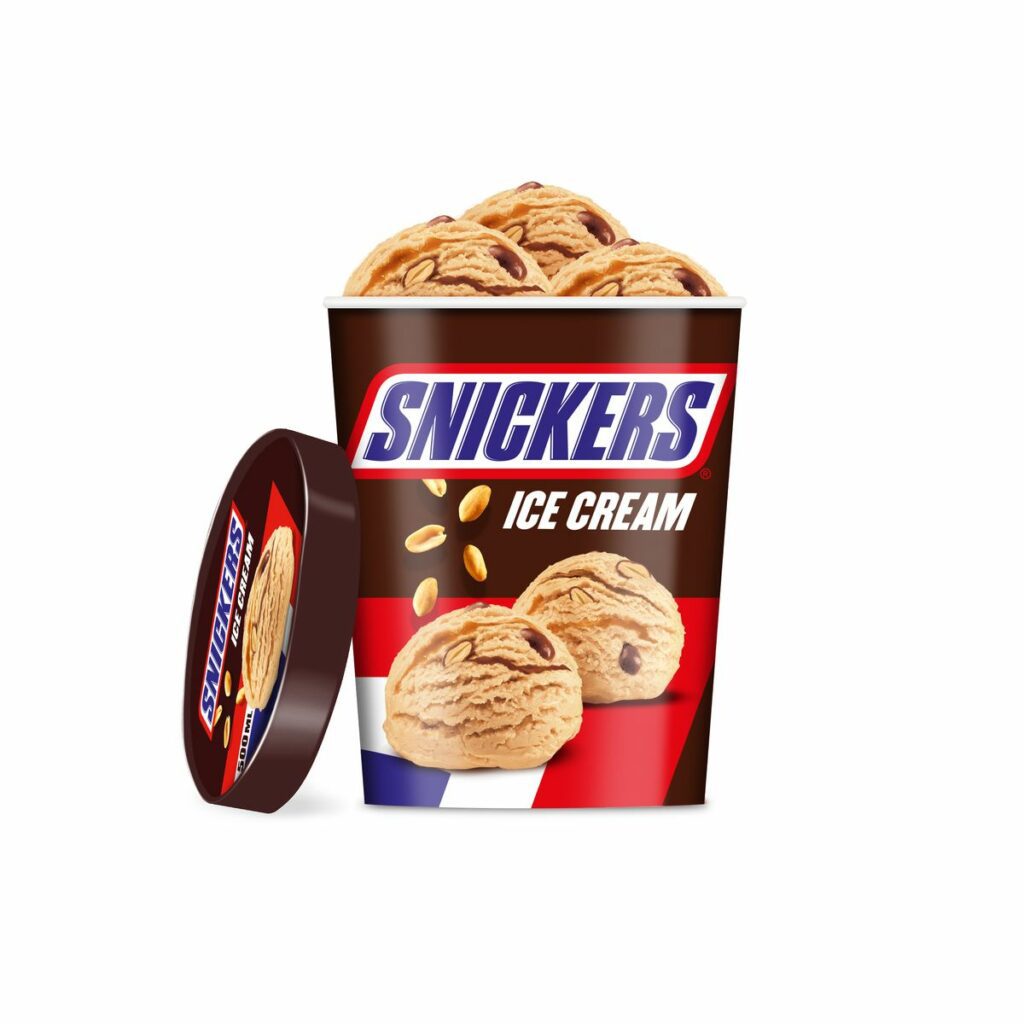 Consort Frozen Foods Ltd Snickers Ice Cream Tub