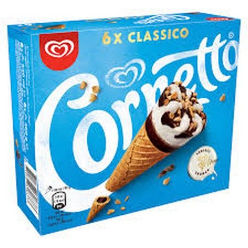 Consort Frozen Foods Ltd 6pk Cornetto Classico M/P