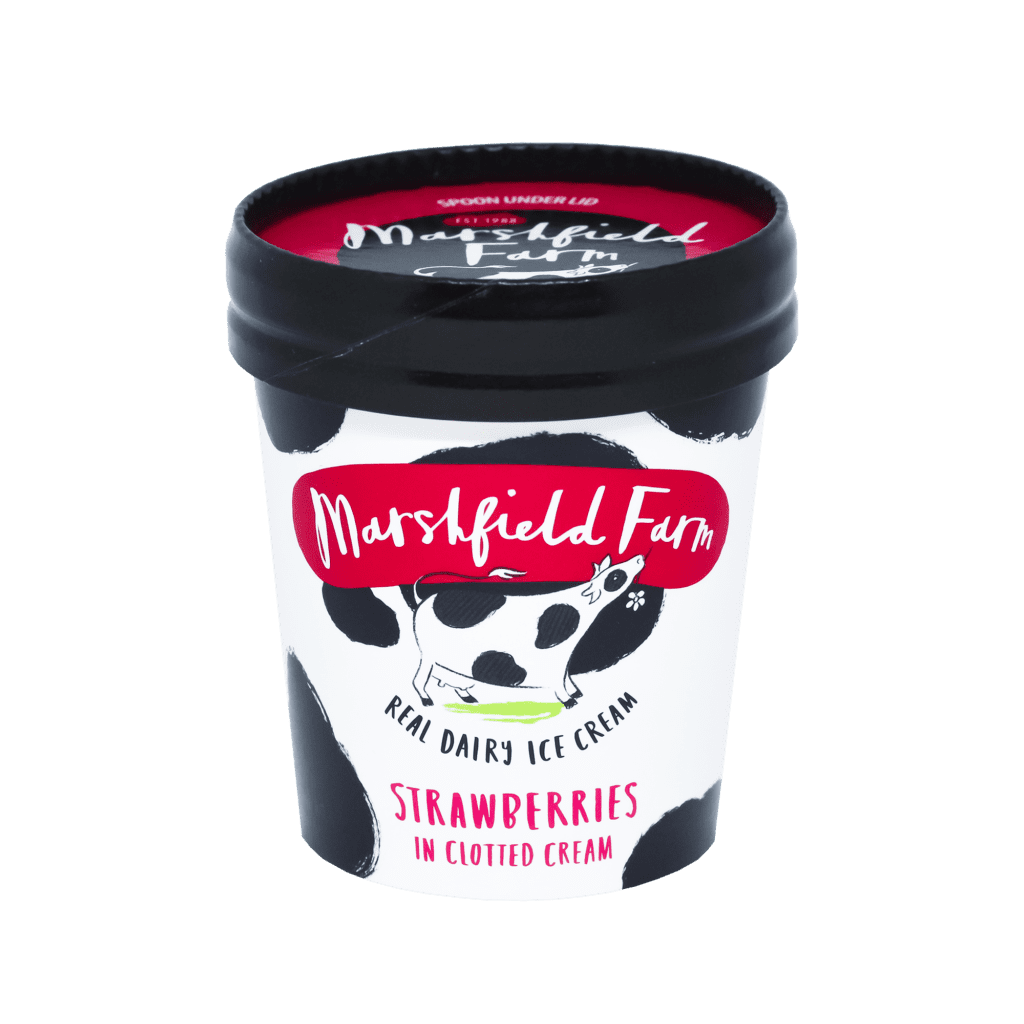 Consort Frozen Foods Ltd Marshfield Strawberries & Clotted Cream Cups