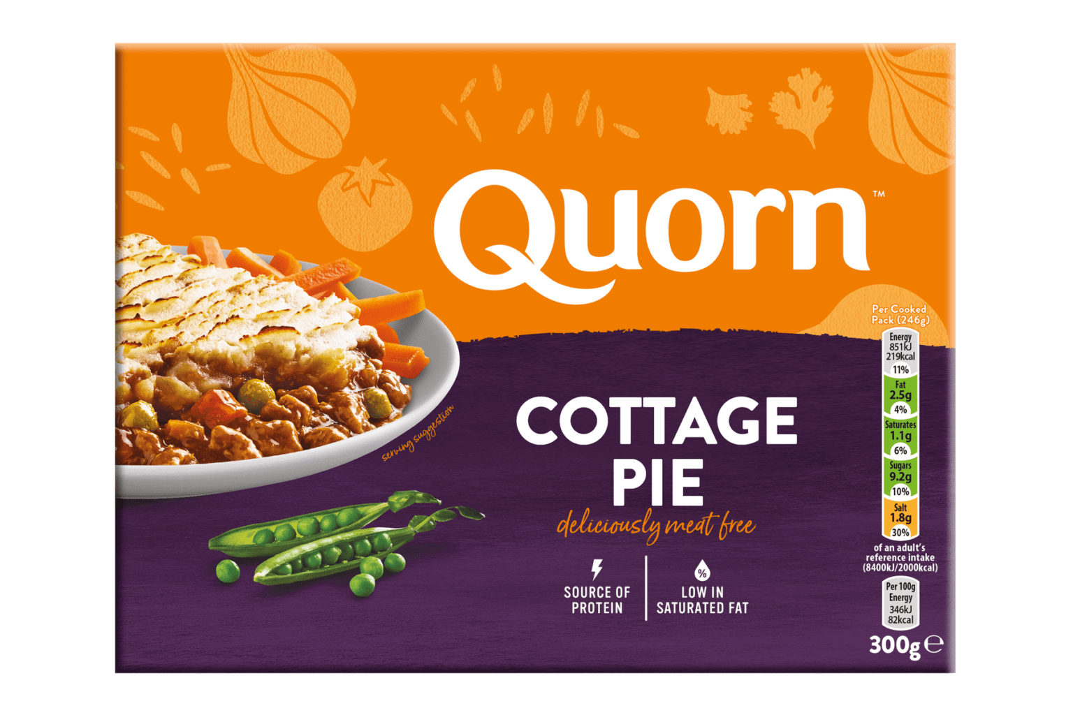 Quorn Cottage Pie Consort Frozen Foods