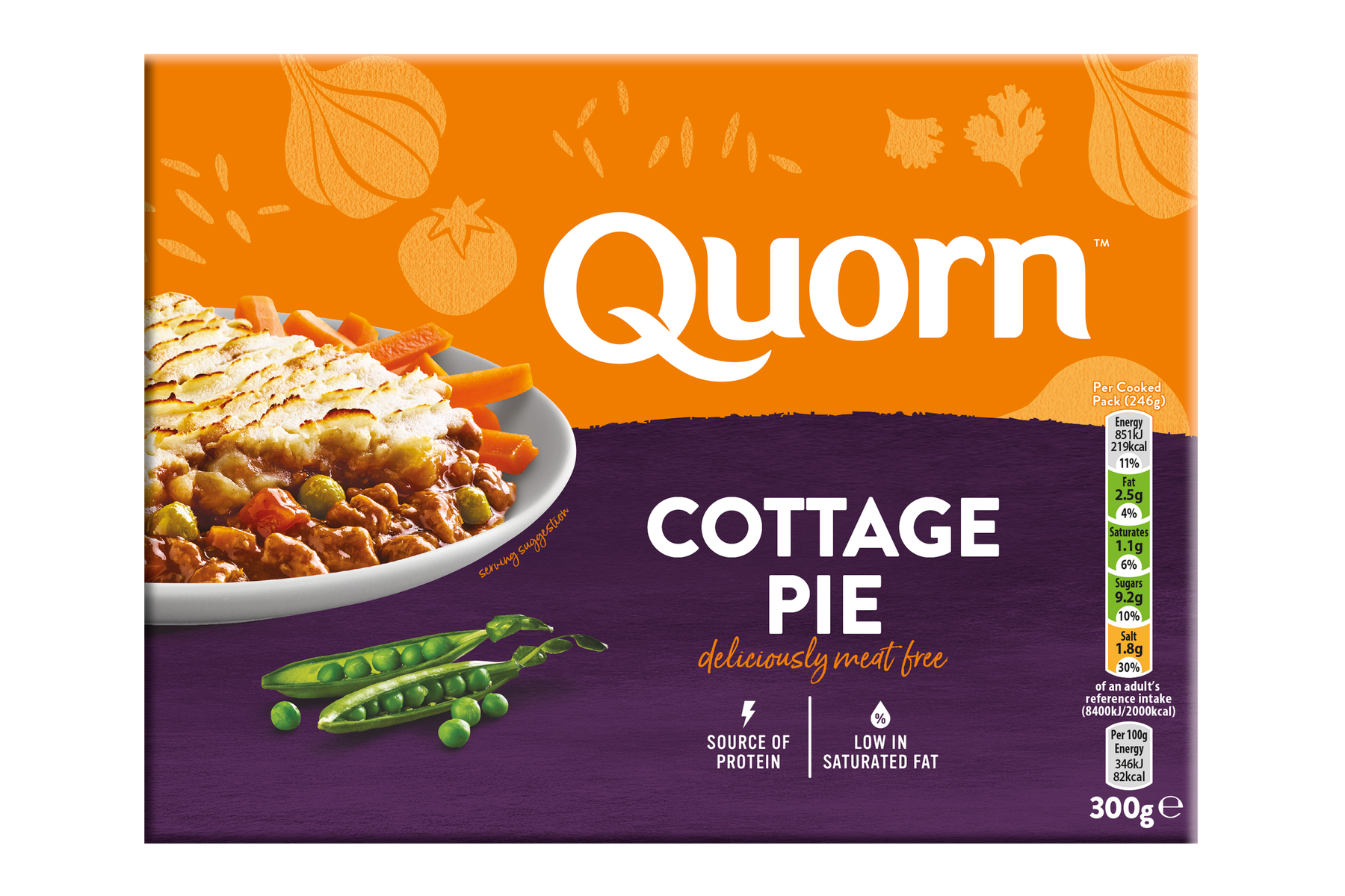 Quorn Cottage Pie Consort Frozen Foods