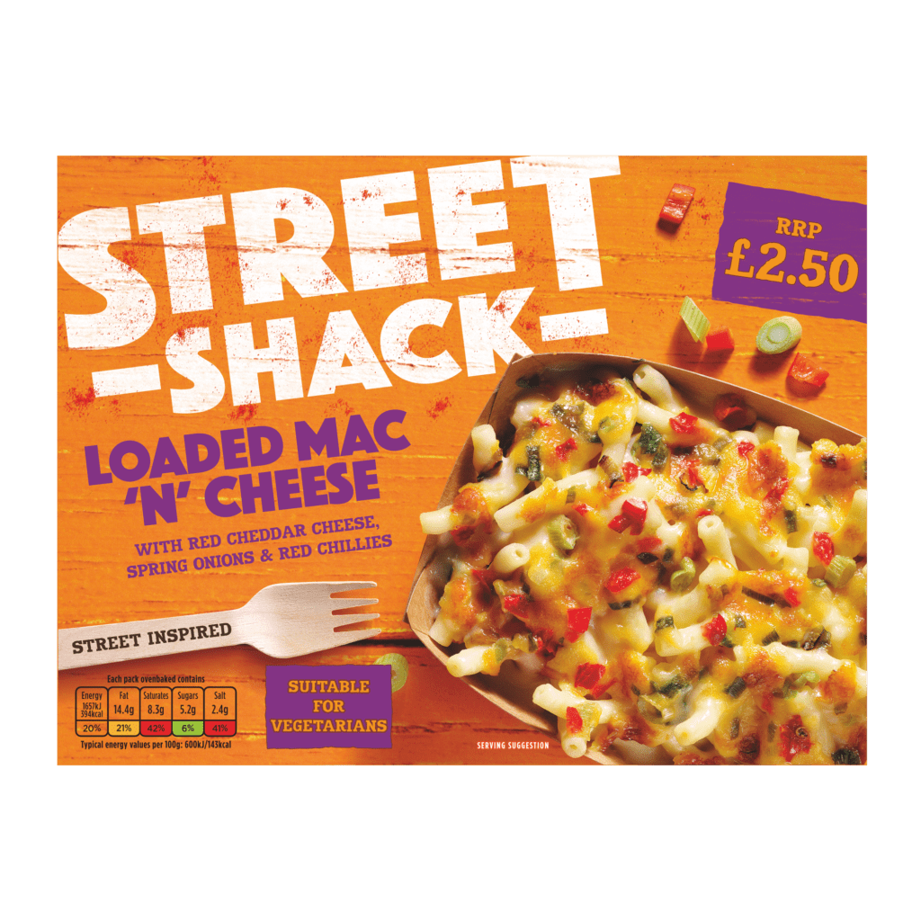 Consort Frozen Foods Ltd Street Shack Loaded Mac & Cheese