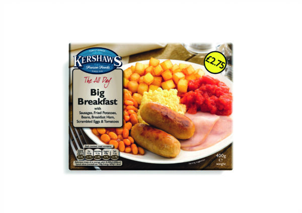 Consort Frozen Foods Ltd PM £2.75 Kershaws All Day Breakfast CASE