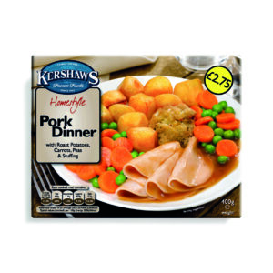 Consort Frozen Foods Ltd Kershaws Roast Pork Dinner