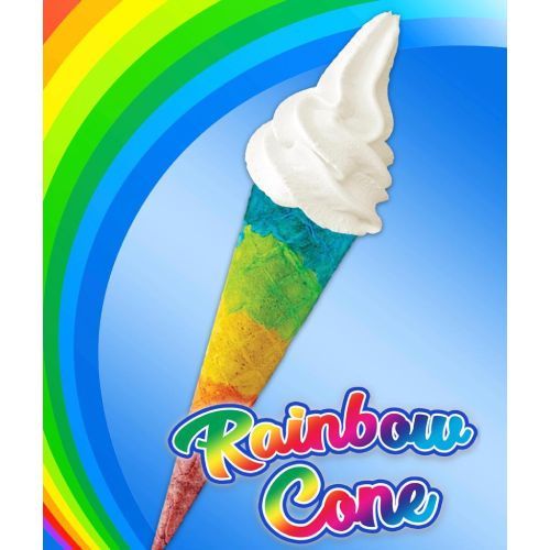 Consort Frozen Foods Ltd Stella Rainbow Sugar Cone