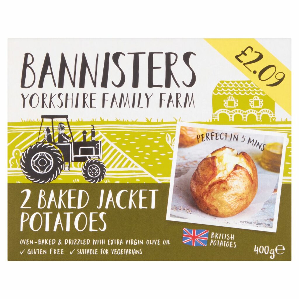 Consort Frozen Foods Ltd Bannister 2 Jacket Potatoes