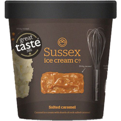 Consort Frozen Foods Ltd Sussex Salted Caramel 500ml Tubs