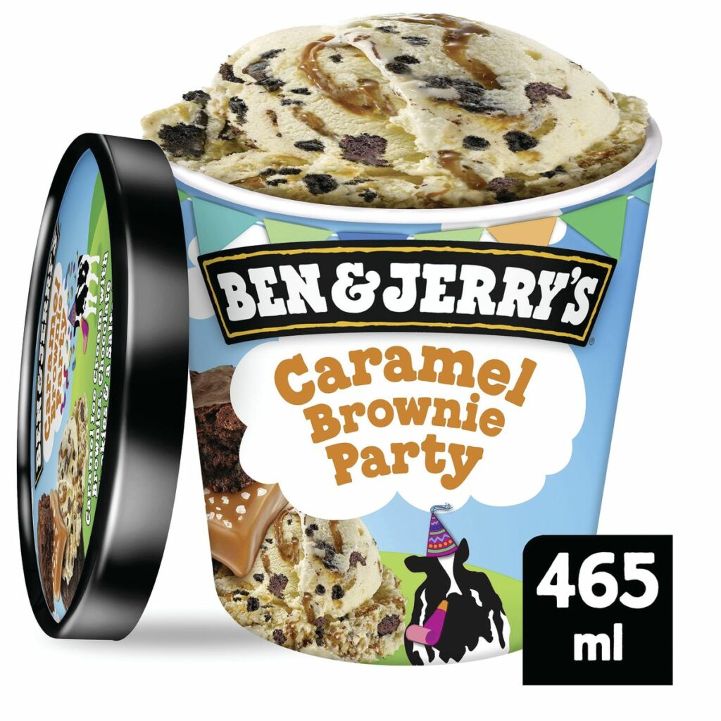 Consort Frozen Foods Ltd BEN & JERRY'S Caramel Brownie Party