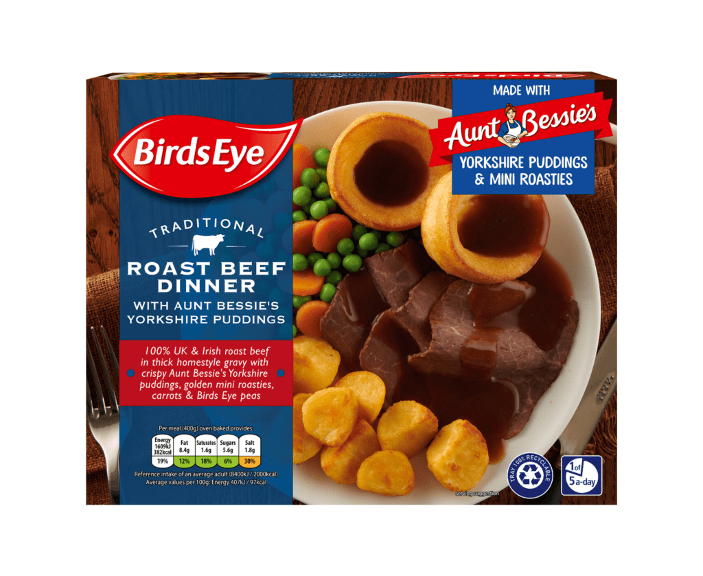 Consort Frozen Foods Ltd Birds Eye Roast Beef Dinner
