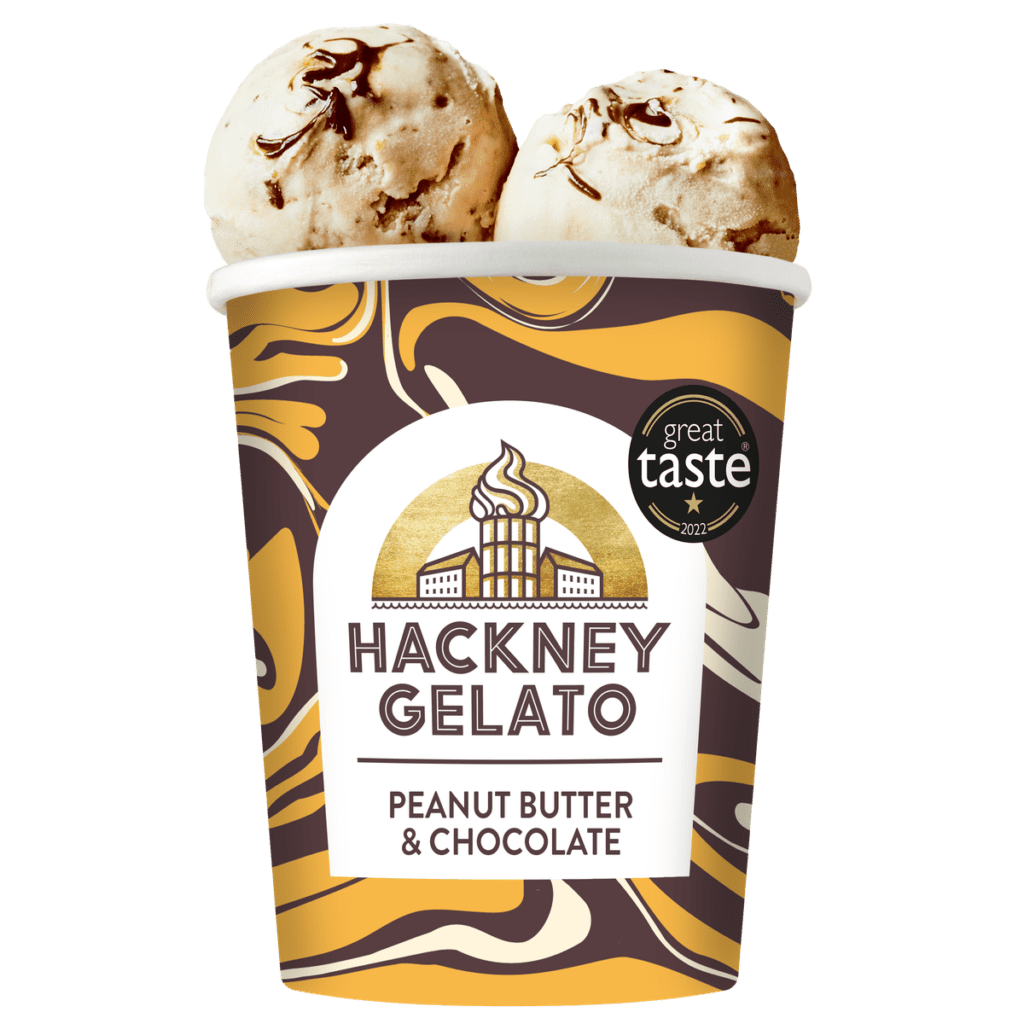 Consort Frozen Foods Ltd Hackney Gelato Peanut Butter & Chocolate Gelato Tub