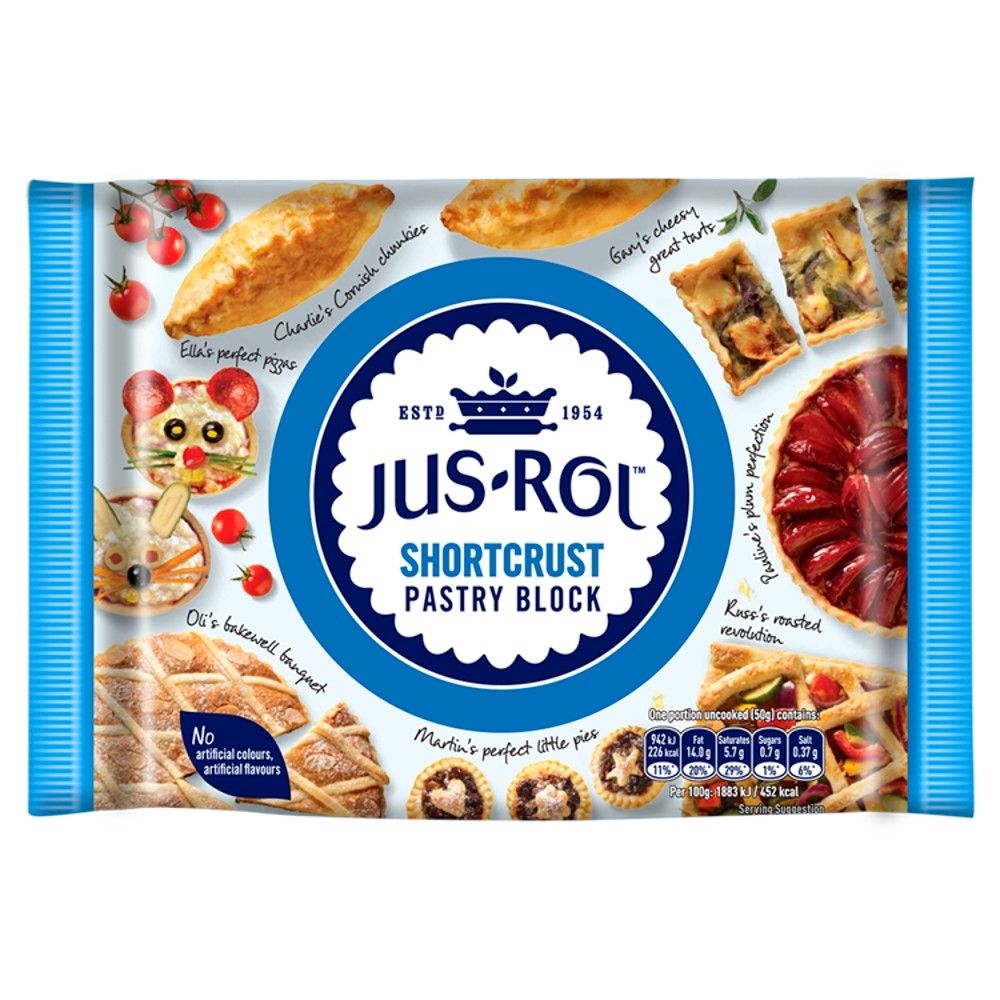 Consort Frozen Foods Ltd Jus Rol Shortcrust Pastry