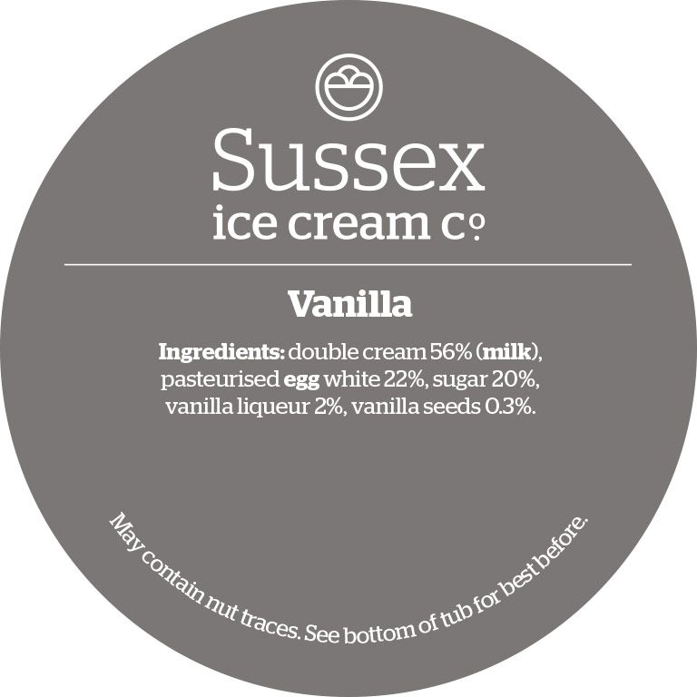 Consort Frozen Foods Ltd 4.5ltr Sussex Vanilla Ice Cream