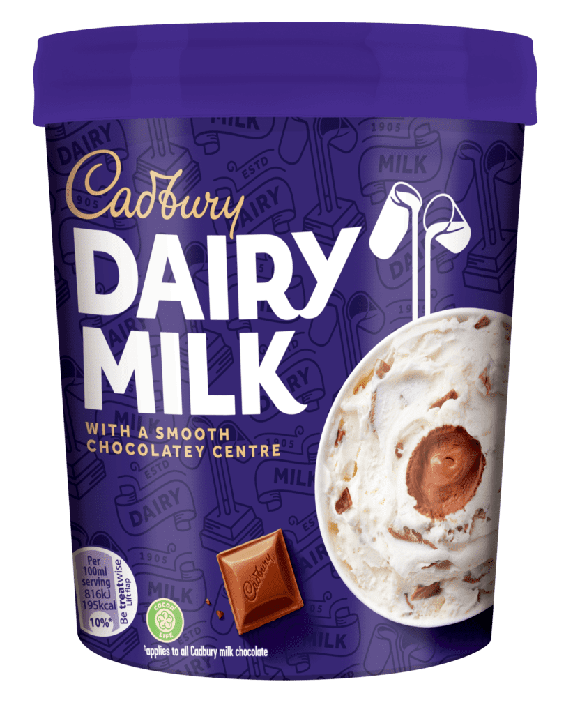 Consort Frozen Foods Ltd Cadbury Dairy Milk Tub