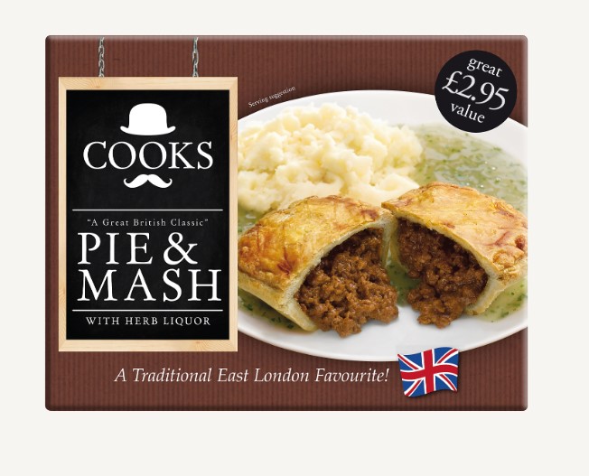 Consort Frozen Foods Ltd Cooks Pie & Mash