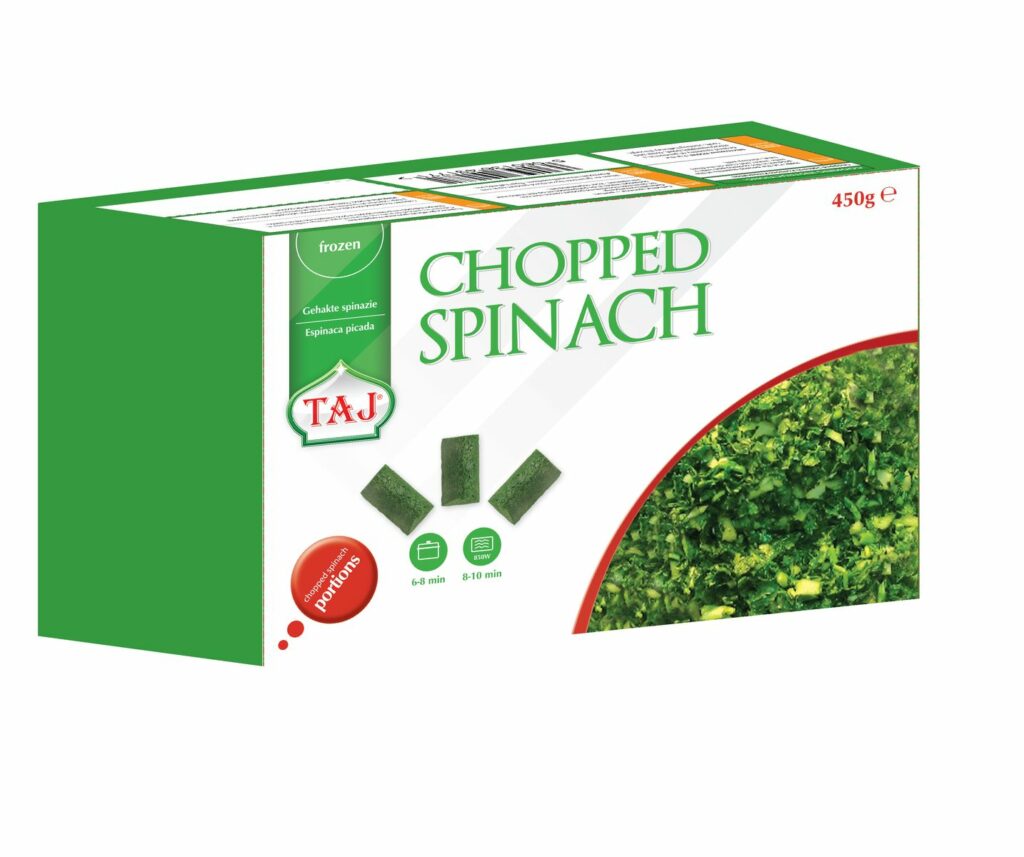 Consort Frozen Foods Ltd TAJ Chopped Spinach
