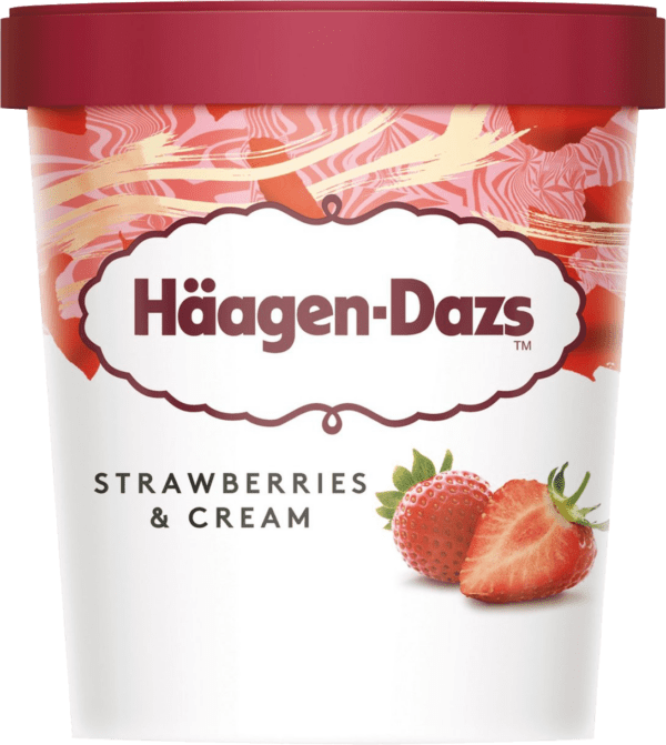 Consort Frozen Foods Ltd Häagen-Dazs Strawberry & Cream