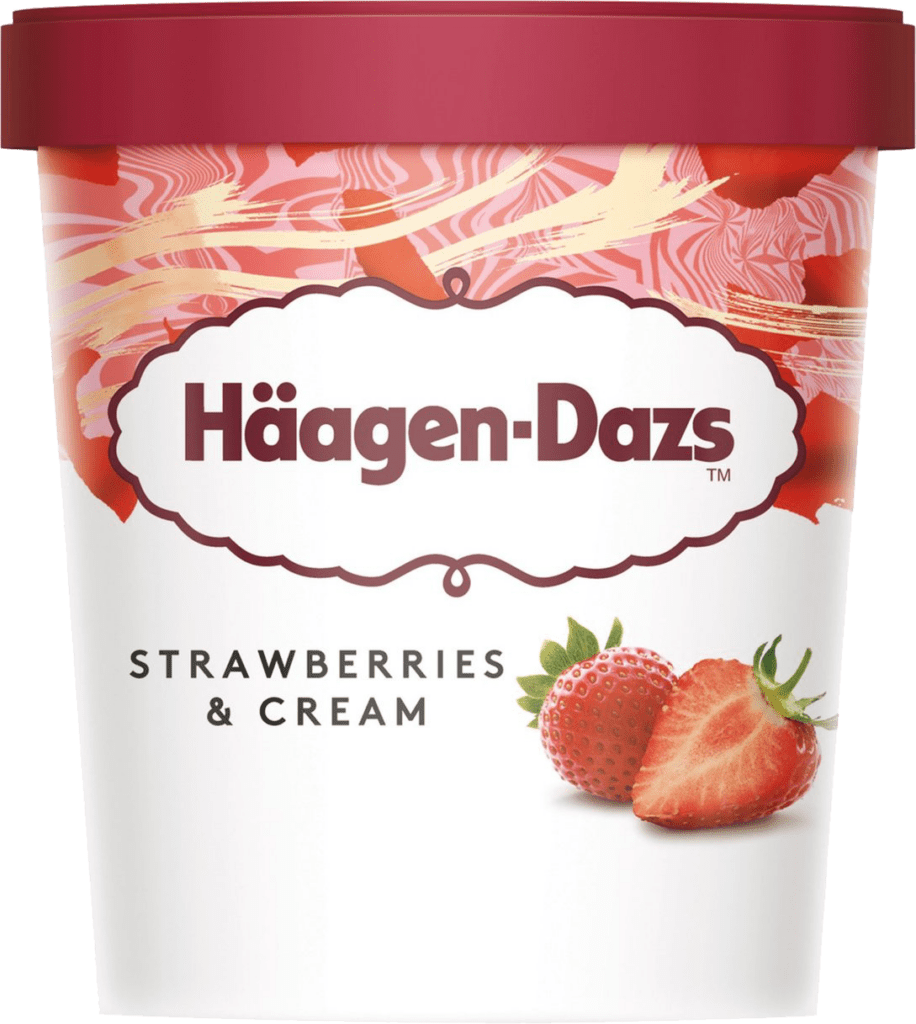 Consort Frozen Foods Ltd Häagen-Dazs Strawberry & Cream