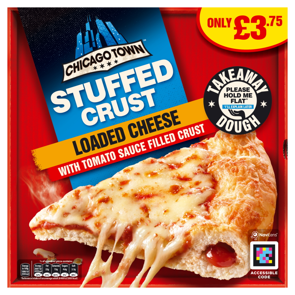 60160 PM 3.75 Chicago Town Stuffed Crust Takeaway Cheese Pizza