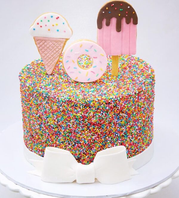 NIC Non Parails coloured Vericelli 100's & 1000s Sugar Ball Sprinkles - Image 4