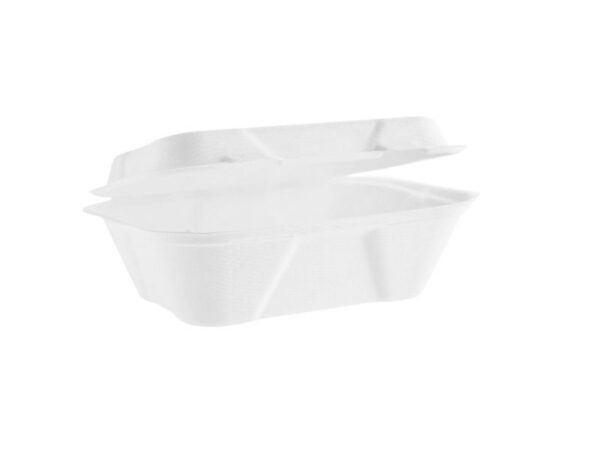 Consort Frozen Foods Ltd Vegware 7 x 5in regular bagasse clamshell
