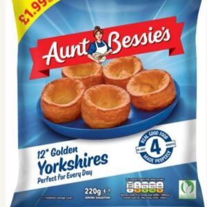 Consort Frozen Foods Ltd Aunt Bessies Yorkshire Puddings PM 1.99