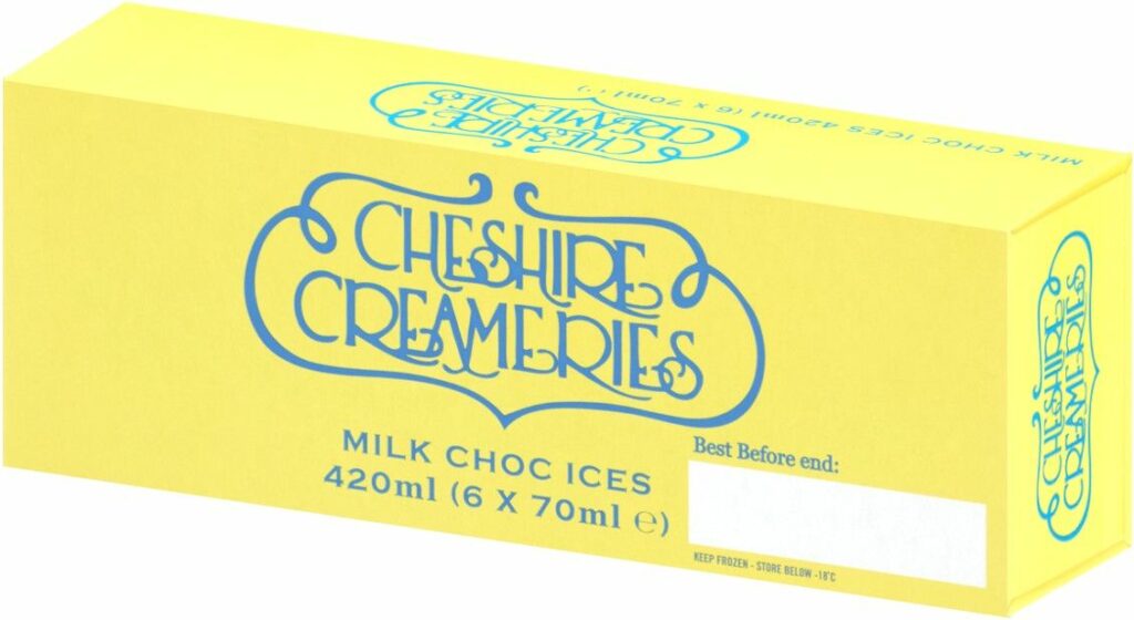 Consort Frozen Foods Ltd Cheshire Cream Dairies Choc ice