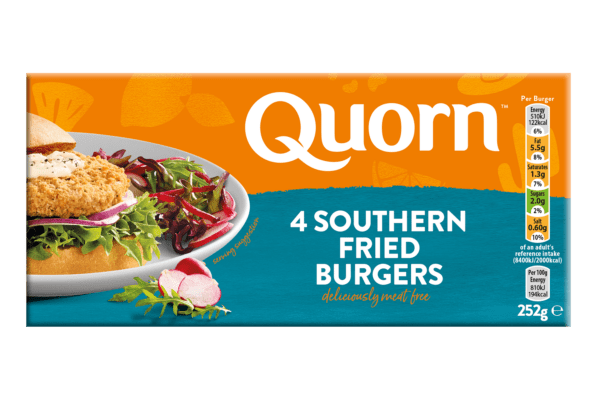 Consort Frozen Foods Ltd Quorn 4 Southern Fried Burgers
