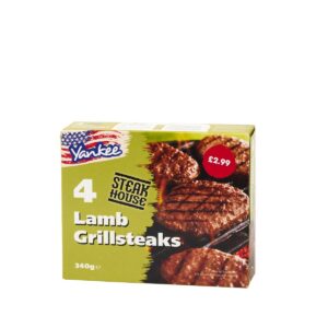 Consort Frozen Foods Ltd PM £2.99 Yankee 4 Lamb Grills