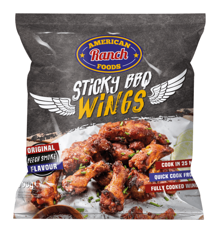 American Ranch BBQ Chicken Wings Consort Frozen Foods