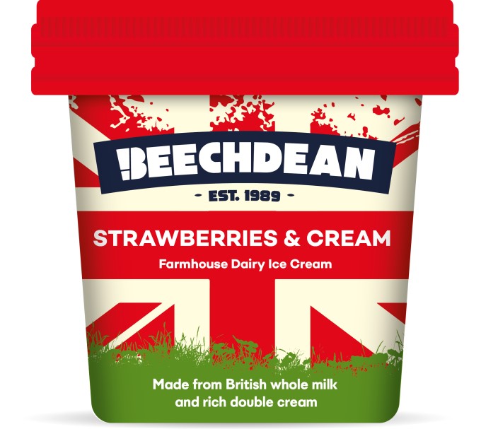 Consort Frozen Foods Ltd Beechdean ECO Strawberry & Cream Cup