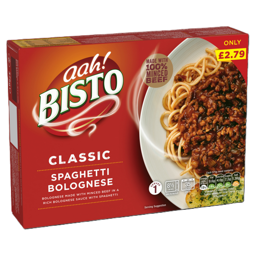 76058 PM 2.79 Bisto Spaghetti Bolognese