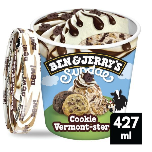 Consort Frozen Foods Ltd BEN & JERRY'S Sundae Cookie Vermon-ster