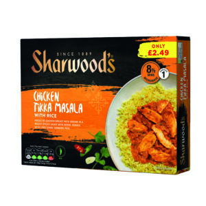 Consort Frozen Foods Ltd PM 2.49 Sharwood's Chicken Korma