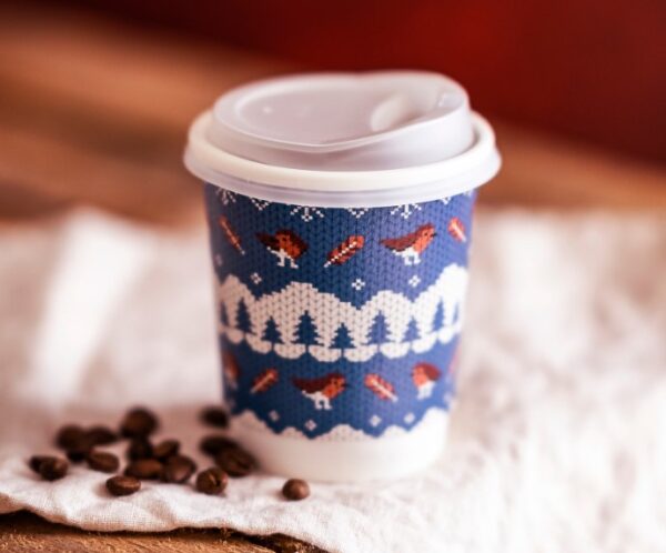 Vegware 8oz Christmas Cup CASE - Image 2