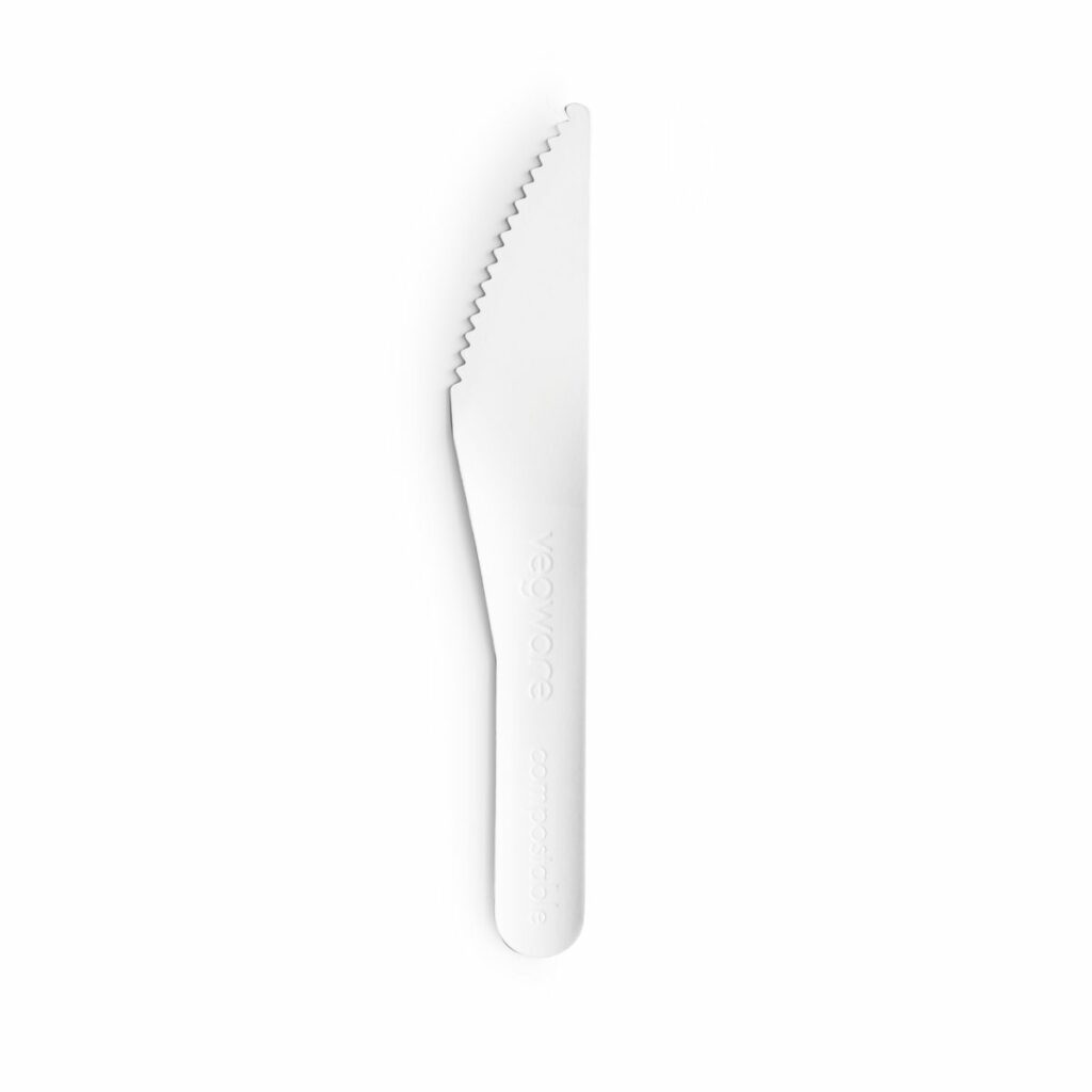 Consort Frozen Foods Ltd Vegware 6.2in Paper White Knife