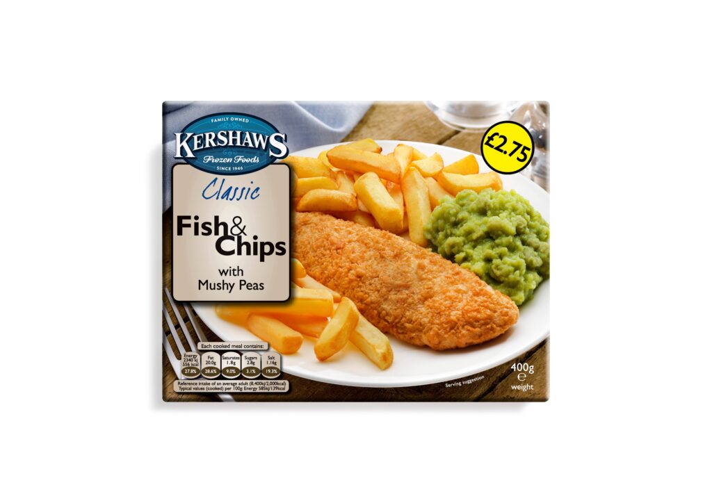84740 PM £2.75 Kershaws Fish and Chips CASE