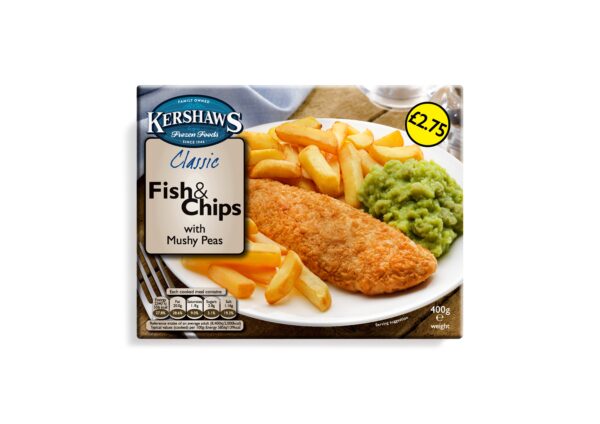 84740 PM £2.75 Kershaws Fish and Chips CASE