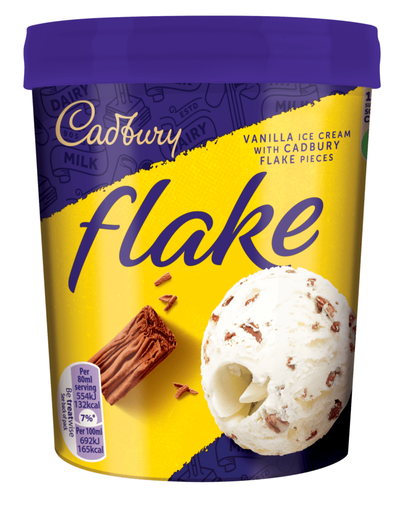 Consort Frozen Foods Ltd Cadbury Flake TUB