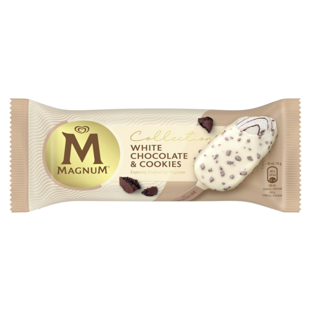 Magnum White Chocolate and Cookies Ice Cream Stick