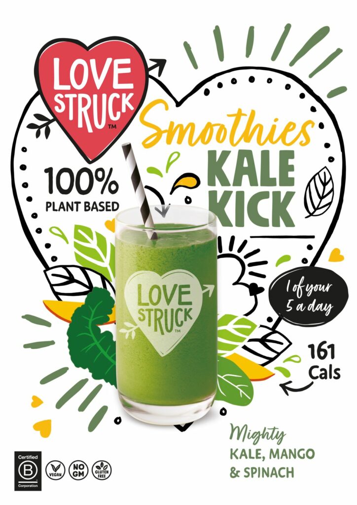 Consort Frozen Foods Ltd Love Struck Kale Kick Smoothie